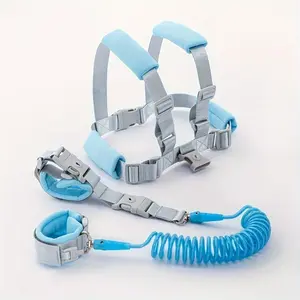 Dual-Use Anti-Loss Wristband Toddler Harness, Retractable Spring-Coil Safety Leash, Adjustable Safety Harness for Outdoor Outings Sports & Outdoor Accessory