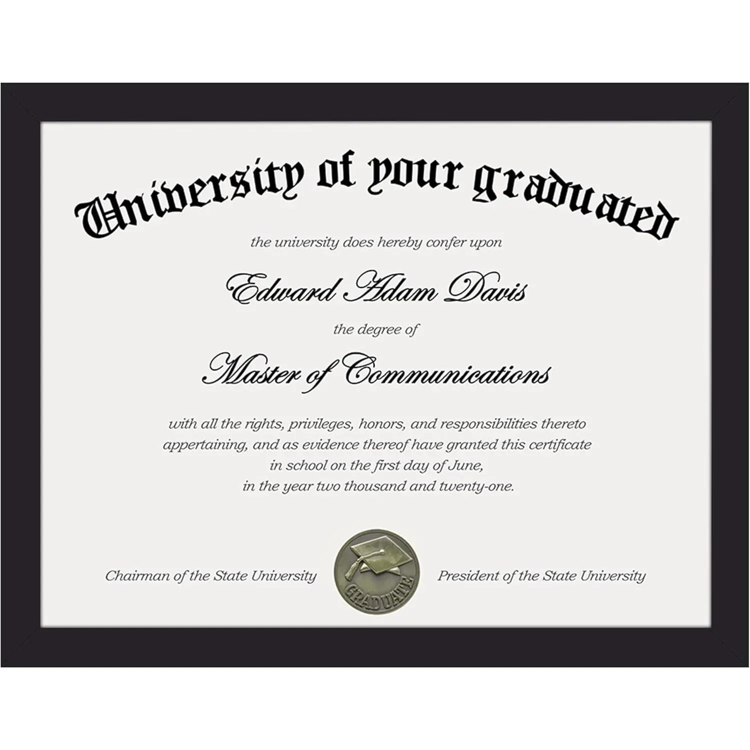 8.5*11 Certificate Diploma Frame, Clear Plexiglass Document Degree Picture Frame, Wall Mount & Tabletop Decor Display for Graduation Award Home Office