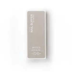 Brother Cosmetics Buff Buddy - 2 Pack Reusable Korean Style Nail Care Magic Shiner - Instant Glass Shine, Healthy Natural Nails in Seconds, High Gloss Finish For Men and Women