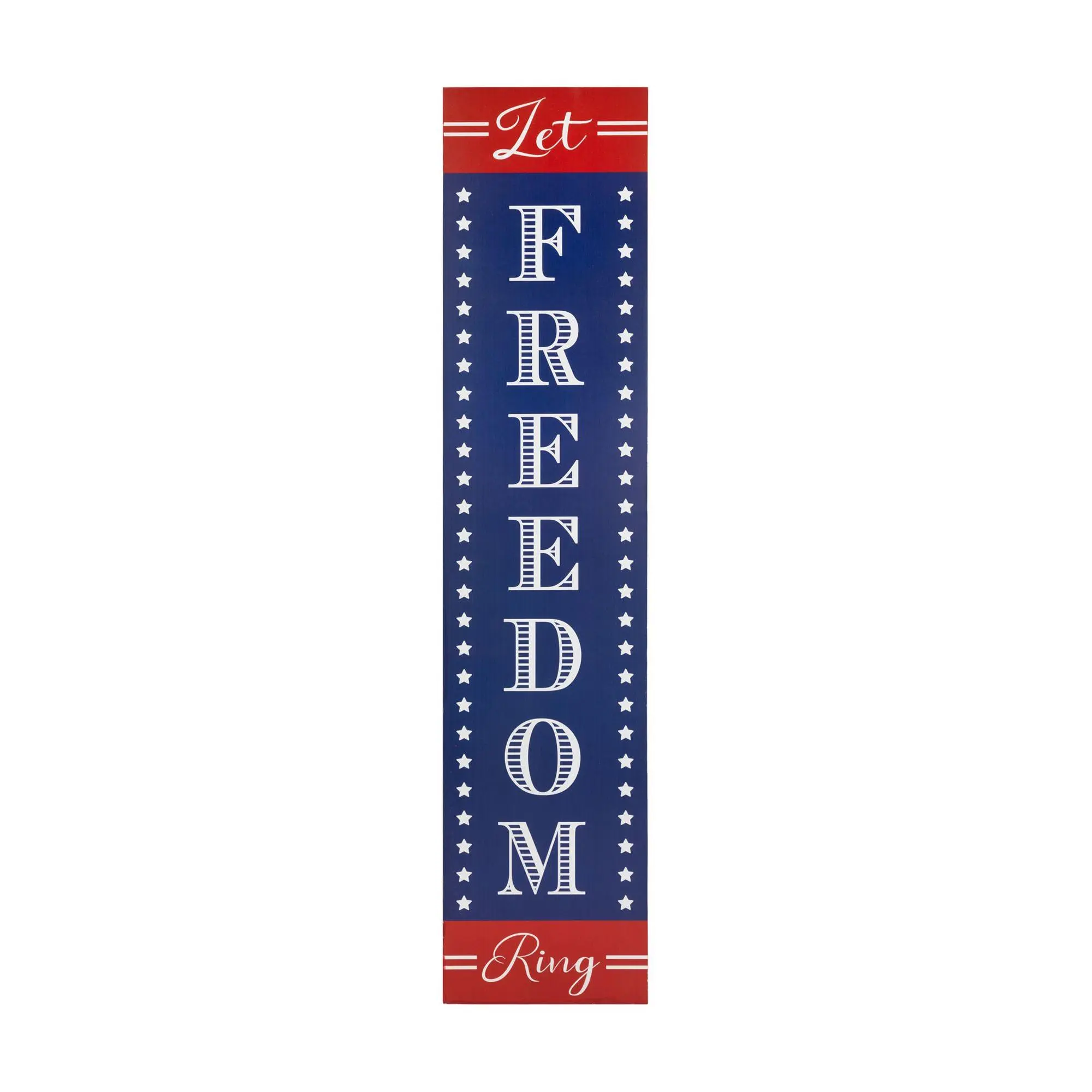 Northlight 36" Let Freedom Rin g Patriotic Woo den Wall Sign