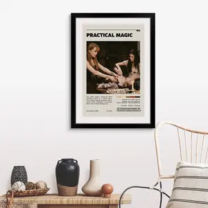 Practical Magic Retro Movie Poster Print - Minimalist Movie Poster - Retro Vintage Art Print - Wall Art - Home Decor