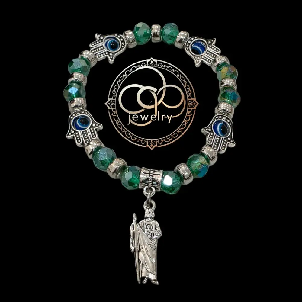 Leo, San Judas Green bracelet