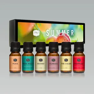 Summer Set of 6 Fragrance Oils 10ml