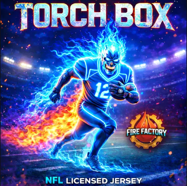 1 box PYP Torch Box Football Jersey Collectible Break