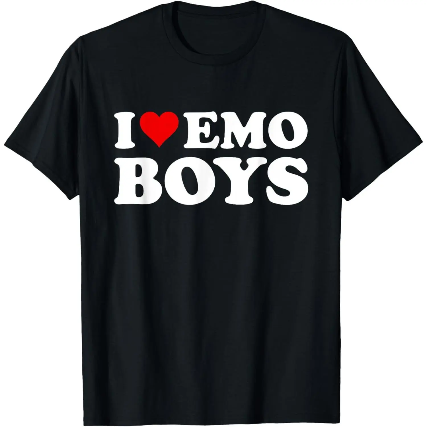 100% Cotton Emo Boys Graphic T-Shirt - Men's Casual Breathable Top, Lady Shortsleeve Clothes for Everyday Wear