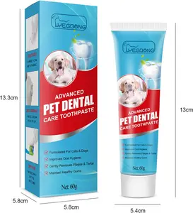 Pet Toothpaste, Edible Toothpaste for Dogs to Remove Bad Breath