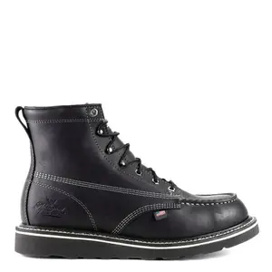 Thorogood MOC TOE American Heritage Midnight Series 6″ Black - Black