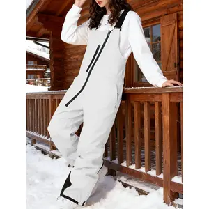 Women'S High Quality Skiing Overalls | Windproof, Thermal Insulation, Adjustable Shoulder Straps, Machine Washable, Solid Color, Jumpsuit Design for and Outdoor Activities - KOJANYU staud 2 k sleepwear couples Gothic Ruffle Christmas Dress Crop black slim