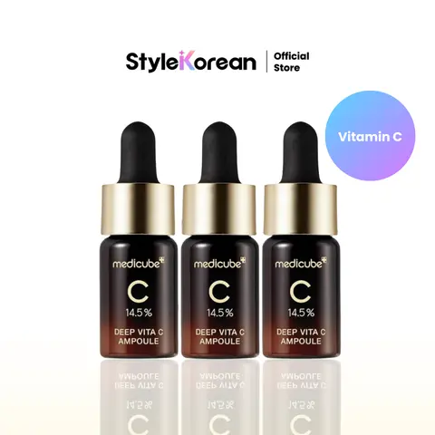 [Official Medicube Partner] Deep Vita C Ampoule 2.0 30g (10g*3ea) - Improves pigmentation, Enhances skin radiance