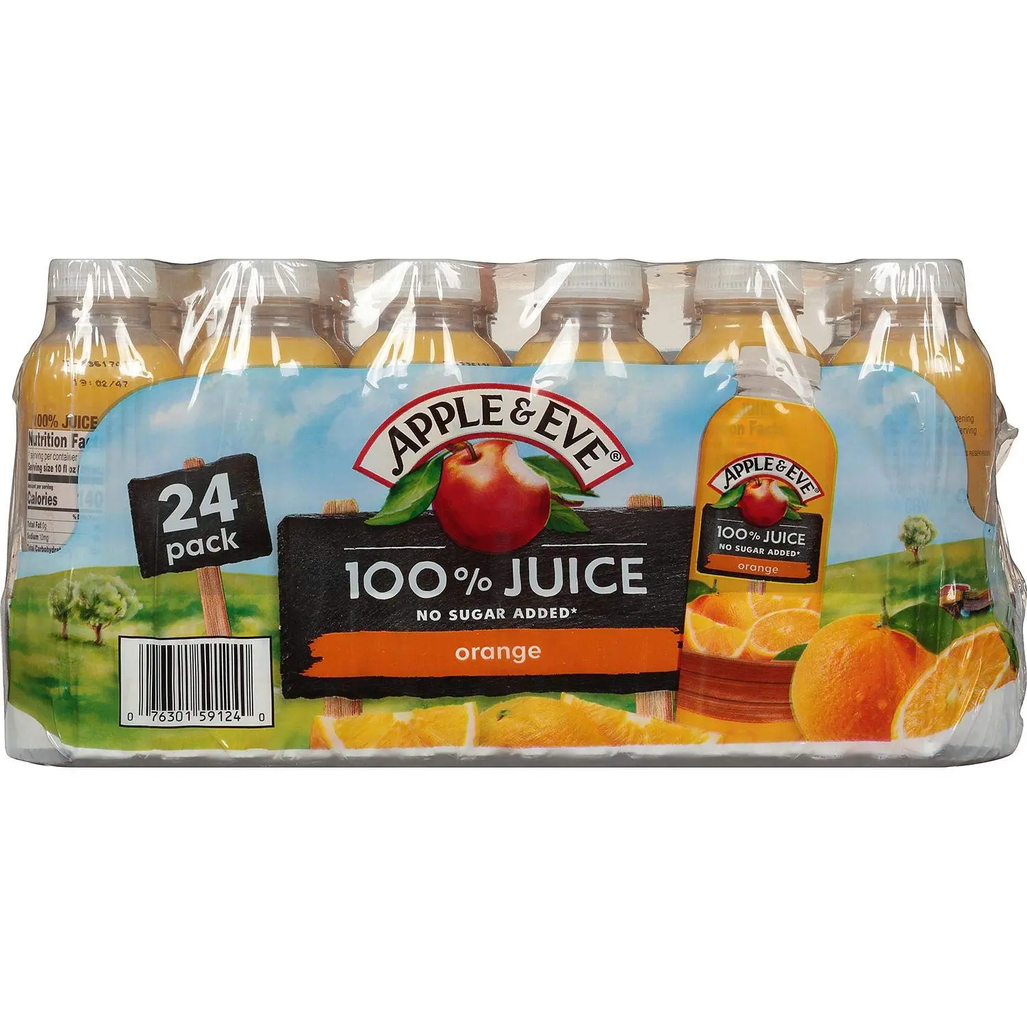 Apple & EVE Apple & Eve 100% Orange Juice 24 Pack 10 Fl Oz
