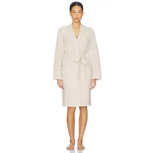 Barefoot Dreams CozyChic Solid Robe in Stone