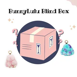 BunnyLulu Blind Box, 1 Surprise Bunny, Adorable Collectible Plush, Random Color for Kids, Teens, Summer & Birthday Gifts
