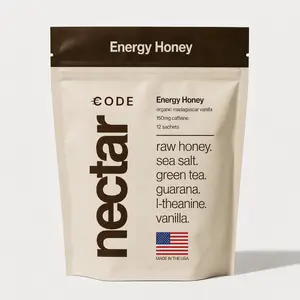 CODE Nectar Energy Honey - Vanilla, Pre-Workout Health & Fitness Nutrition Supplement