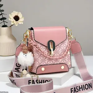 Elegance Crossbody Bags for Women Fashion Cell Phone Purse Shoulder Handbags with Wide Strap - with Adjustable Shoulder Strap With accessories