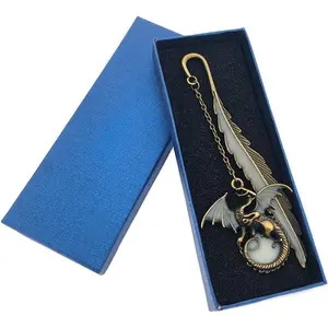 Bookmarks for Women Men,Metal Bookmark for Book Lovers, Luminous Book Marks with  Box fit  Girls Reading Lovers