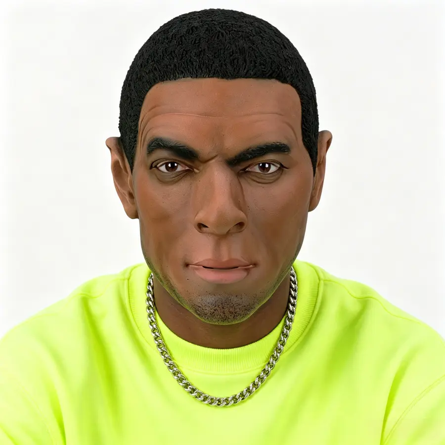 Realistic Adult Male Costume Mask, Viral Realistic Face Prop for Halloween & Comedy Skits