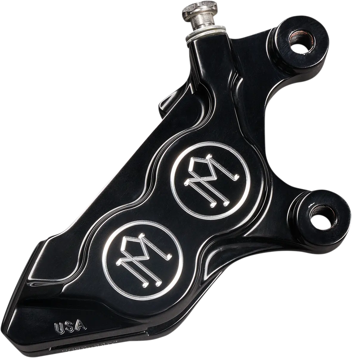 PERFORMANCE MACHINE (PM) 4-Piston Front Brake Caliper - Right - 11.8"