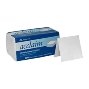 212 MAIN Georgia Pacific 1-Ply 0.25 Fold White Disposable Luncheon Napkins Pack, Compostable Food Service Tableware for Home & Party Supplies