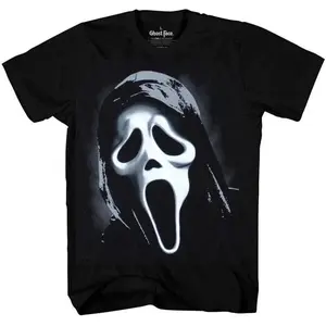 Halloween Scream Ghost Angled Mask T-Shirt for adult kids boy girls Graphic Tees shirts funny vintage Short Sleeve tops  halloween birthday gifts pumpkin shirt