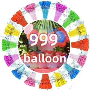 Water Balloons 999 Pack Water Balloons Quick Fill for Kids Girls Boys  Adult, Swimming Pool Outdoor  Water Fight Game, Summer Fun Party Toys Bouquet Colorful Durable Halloween Custom Felt Slide Inflatable Chair Blow Air Inflatable Chair Blow