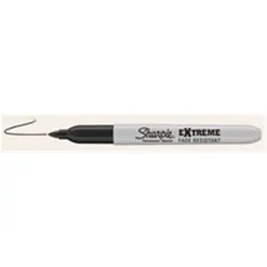 212 MAIN Sharpie Extreme Marker Pen, Blue Office Writing Tool with Permanent Ink, Bold Marking & Fade Resistant Features for Computers & Office Stationery Supplies