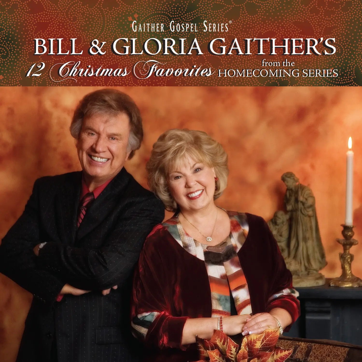 Bill & Gloria Gaither Gospel Series - 12 Xmas Christmas Favorites English Music CD, Including White Christmas, O Holy Night & New Holiday Tracks [Compact Disc]