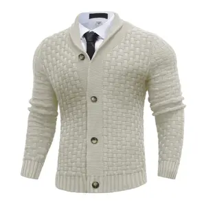 Zaitun Men's New Fashion Sweater Cardigan, Warm Knitwear for Fall & Winter, Stylish High-End Feel, Perfect for Casual Wear