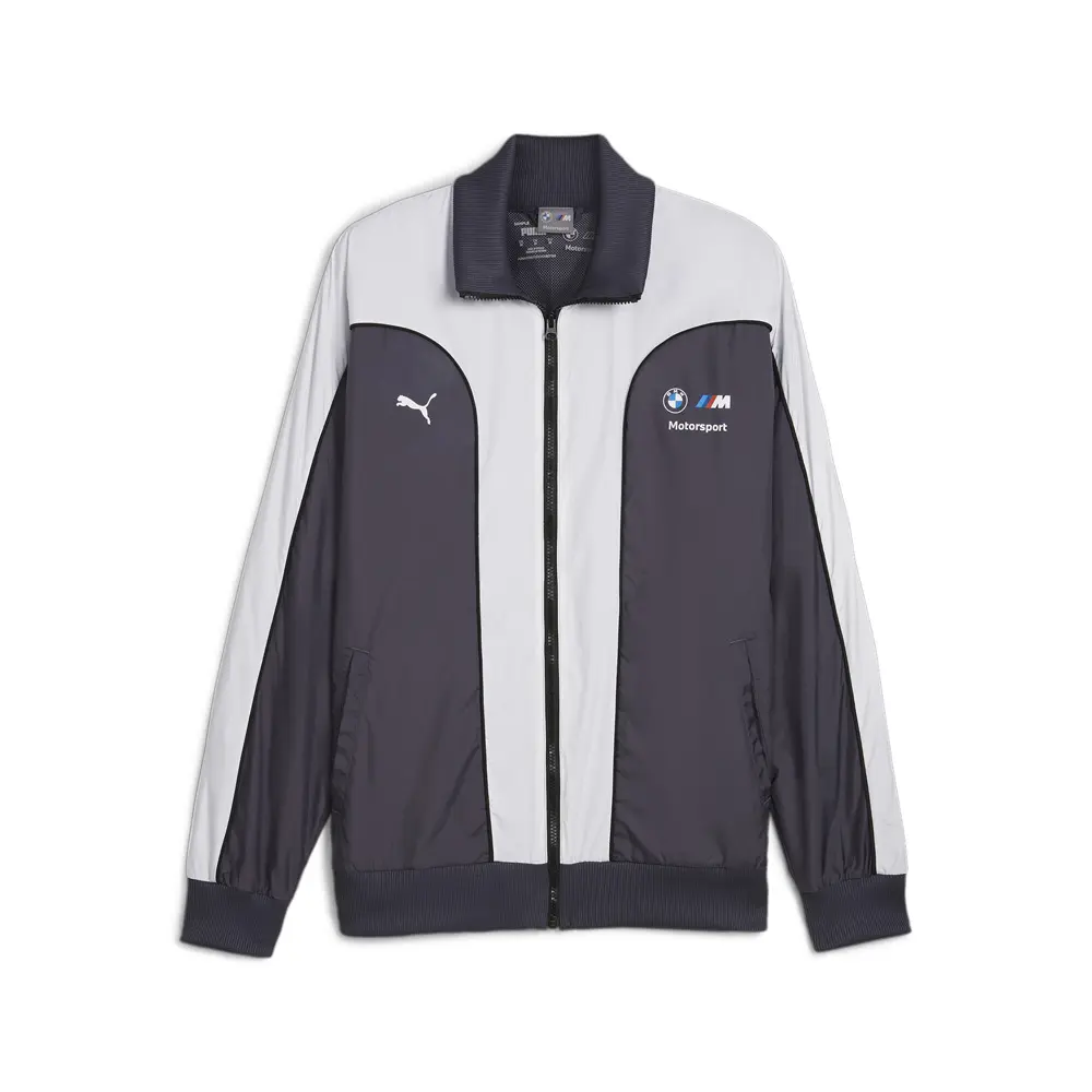 PUMA Mens Bmw M Motorsport Archive Jacket Athletic Outerwear Casual - Grey