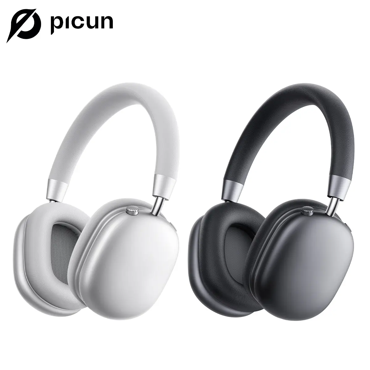 Picun F5 Wireless ANC Gym Headphones, -35dB noise cancellation headphones, Bluetooth 5.4 Low-Latency, Hi-Fi Audio, Personalized APP, Customizable EQ, comfortable for traveling and working, lightweight headset Hybrid Anc  Electronic, N,