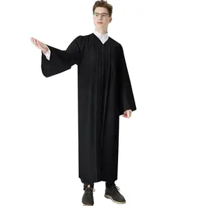 IVYROBES Unisex Adult Choir Robe - Elegant Matte-Finish Worship Gown for Church Choir & Performance, 54 Inches Long, Loose Style, Thick Matte Polyester, Ideal for Rehearsals & Performances