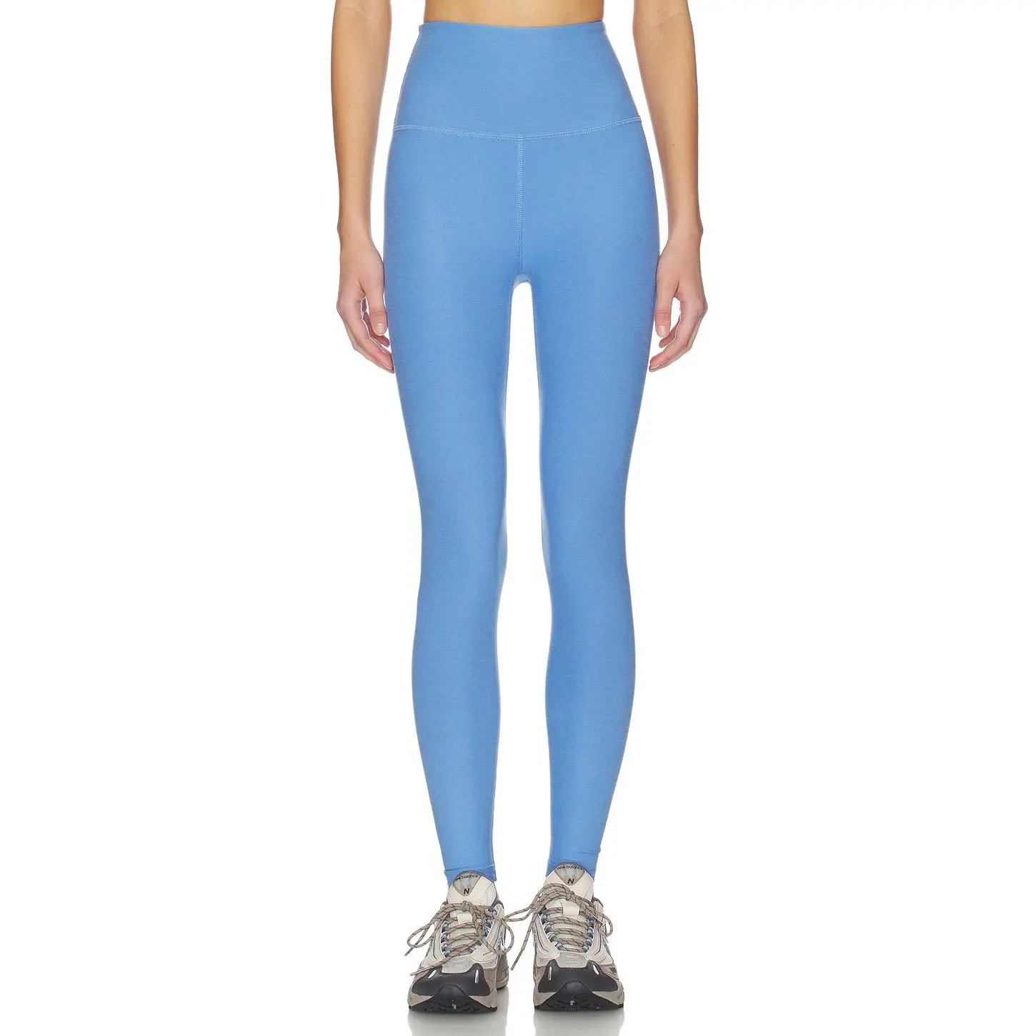 Beyond Yoga Spacedye Caught in The Midi High Waisted Legging in Wild Flower Blue Heather