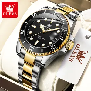 OLEVS 5885 Luminous Waterproof Men's Classic Quartz Watch Date Sport Wristwatch