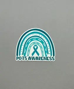 POTS Awareness Rainbow Sticker