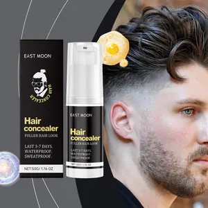 Instant Hair Concealer for Thinning Hair Root Touch Up Hairline Filler Volumizing Hair Thickening Cream Waterproof Sweatproof Long Lasting Natural Hair Cover Up Fuller Look Styling