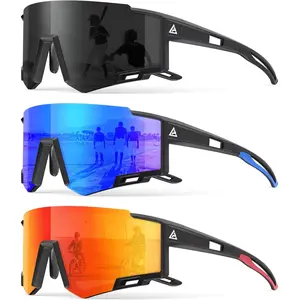 Kids Sunglasses Youth Baseball Sunglasses for Boys Girls Age 6-14 Sports UV400 Protection SunGlasses 3 Pack