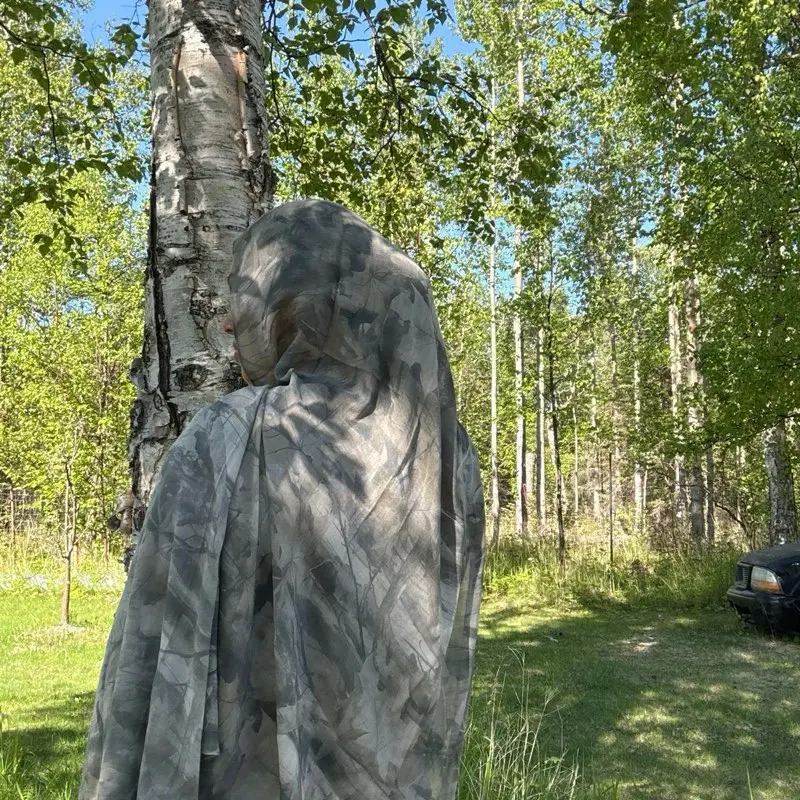 Birch tree camo hijab