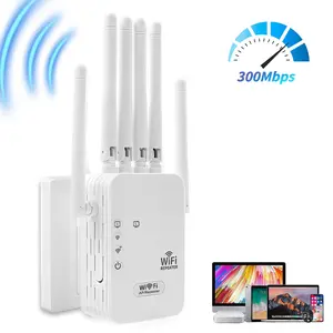 Repeater WiFi Extender,AC300Mbps High Speed Signal Booster for Home, Dual Mode (Repeater Mode & AP Mode),5000 Sq.Ft Long Range, Covers up to 50+ Devices, Easy Setup, Only 2.4G