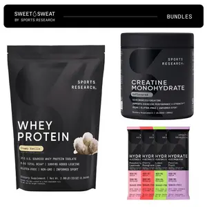 Whey Protein Isolate + Hydrate Electrolytes + Creatine Bundle Whey Protein Isolate + Hydrate Electrolytes + Creatine Bundle