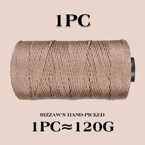 1pc Summer Ice Silk Yarn, Smooth Lightweight Crochet Thread, Ideal for DIY Bags, Hats, Shoes, Summer Weaving & Handmade Crafts, Knitting Supplies