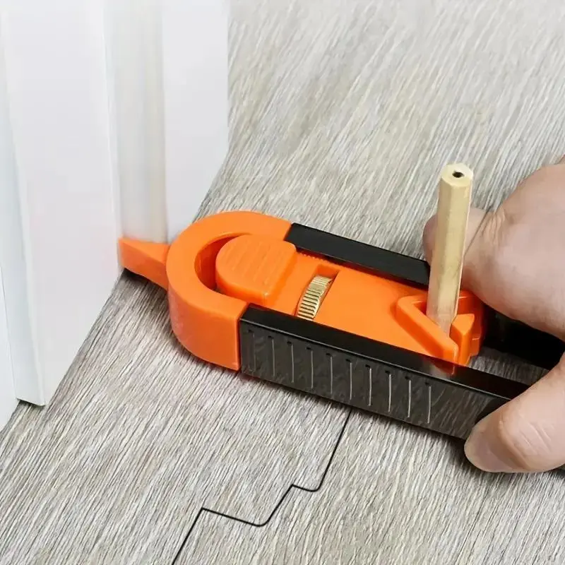 Precision Woodworking Scribing Tool – Adjustable Profile Gauge with Lock, for DIY & Professional Crafting, Contour Duplicator for Baseboards & Flooring, Stop Wasting Wood