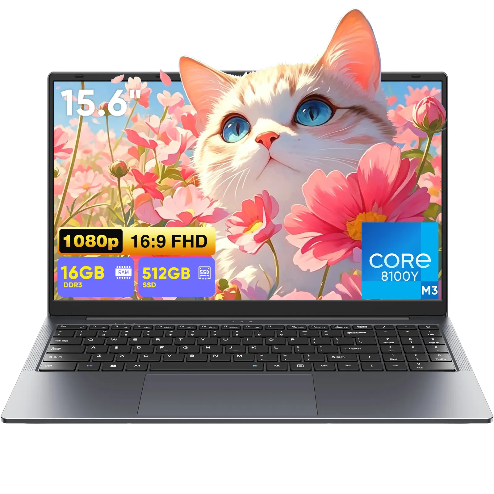 TPV 2026 Laptop Computer - Windows 11 Pro Core Processor (Up to 3.40GHz), 16GB RAM, 512GB SSD, 15.6in FHD 1920*1080 Display, WiFi, BT 5.0, USB Type-C Laptop for Students & Business Professionals, Usb Type-C Laptops
