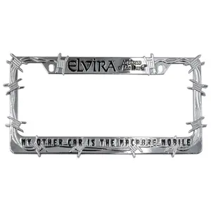 Elvira Macabre Mobile License Plate Frame