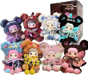 MayMei Tiny Bear Cookie Series Mini Surprise Collectible - 1PC (1 of 9 Styles), Cute Keychain Stuffed Toy Figure, Ideal Birthday Gift