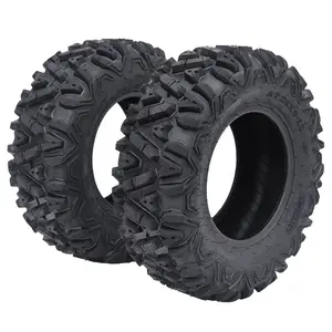 All terrain tubeless ATV/UTV tires - Durable off-road mud and off-road performance - Excellent traction - Multiple sizes - Passenger car tire set - High quality structure