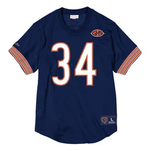 Mens Mitchell & Ness NFL Name & Number Mesh Crew Neck Chicago Bears