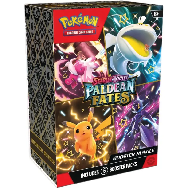 Paldean Fates Booster Bundle Box - Pokemon Trading Card Games Collectibles Scarlet Violet