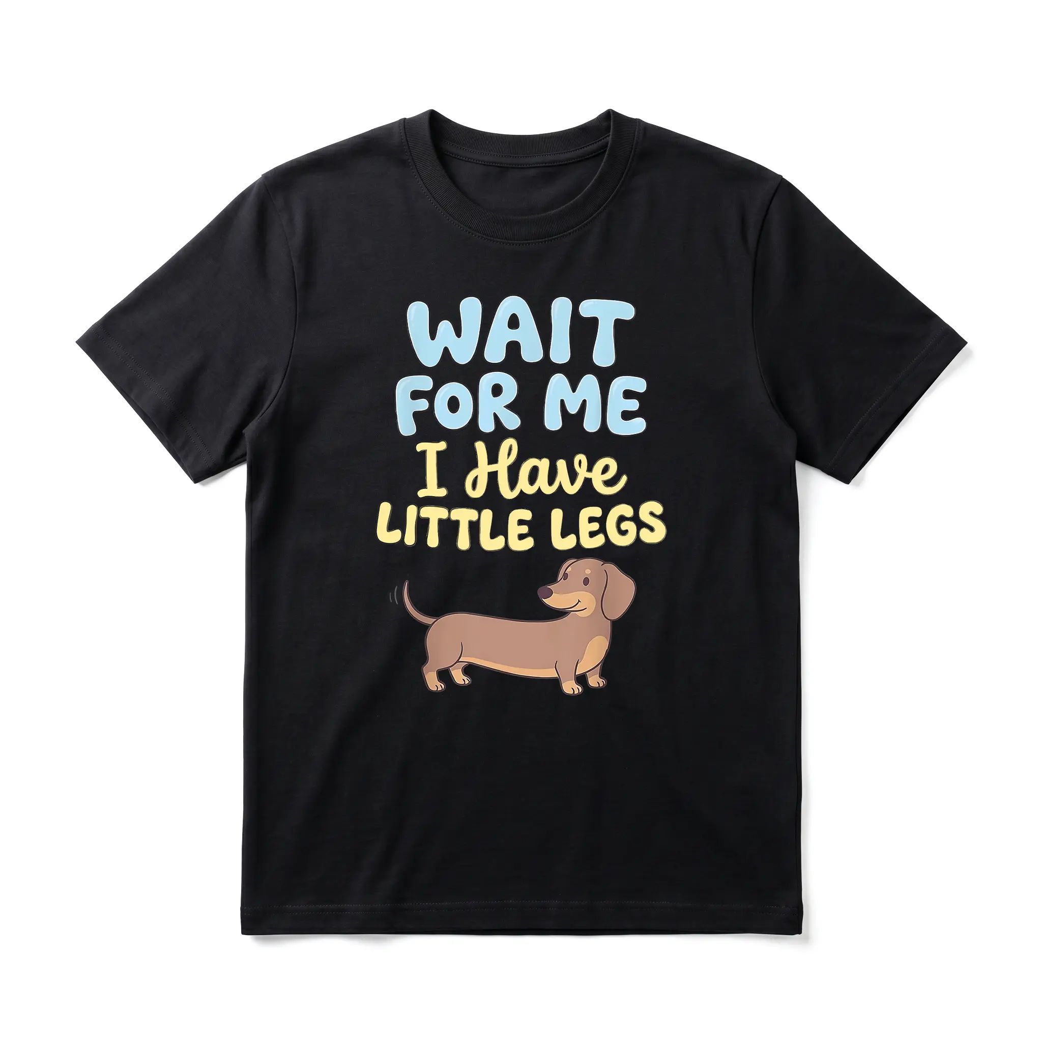 1PC, Funny Dachshund Dog Men's Graphic TShirt,  Short Sleeve Soft Top, Cute Cartoon Graphic Print Design, for Daily Wear, Streetwear, Weekend, Birthday Gift, Gift for Men, Women and Friends