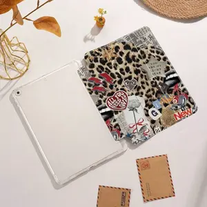 Y2K Vintage Leopard Print Tablet Case Protective Cover, Fits iPad 10th Gen, iPad 9/8/7, iPad Air 5/4, iPad Pro 11, Anti-Drop Protection, Fashion Design, Ipad Accessories
