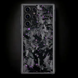 BOLD FORGED Carbon Fiber Galaxy Case - Purple