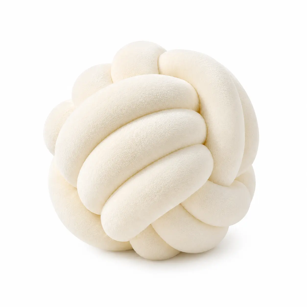 Plush Velvet Decorative Knot Cushion, Decorative Sofa Cushion for Home, Room & House Decor